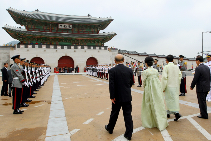 광화문 현판제막 및 제 65주년 광복절 경축식