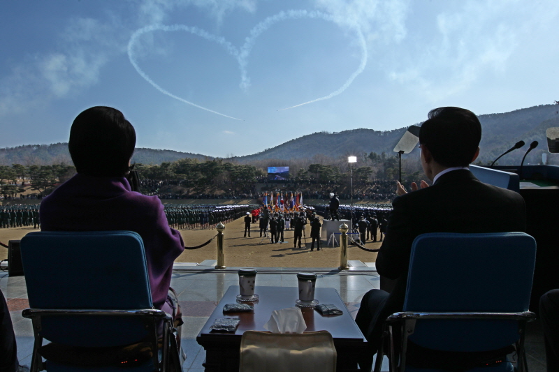 2011 장교 합동임관식에서